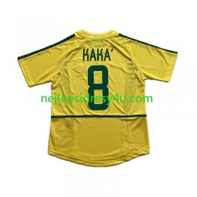 Fotbalový Dres Brazílie KAKA 8 Retro Domácí 2002
